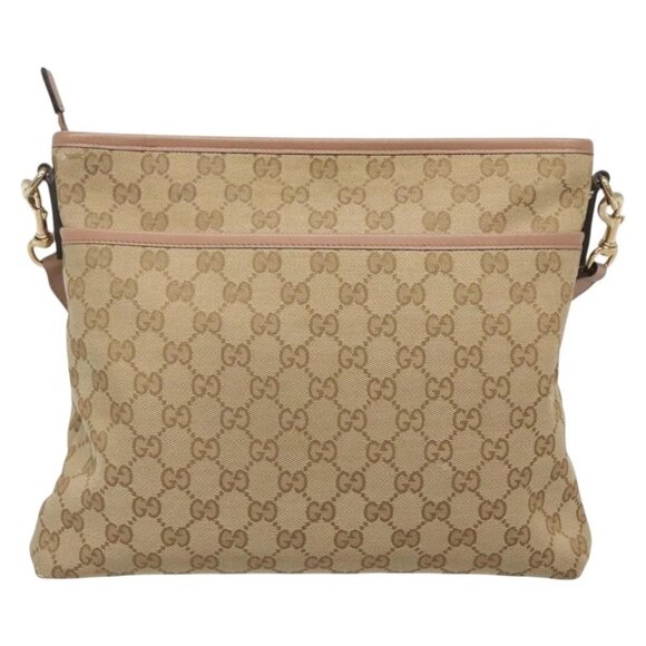 GUCCI GG Canvas Shoulder Bag Beige Gold 388924 Auth 141915 - Picture 3 of 16